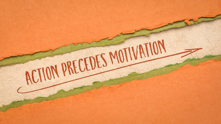 La motivación se basa en la acción. ¿Cómo se relacionan motivación y acción en tu vida?