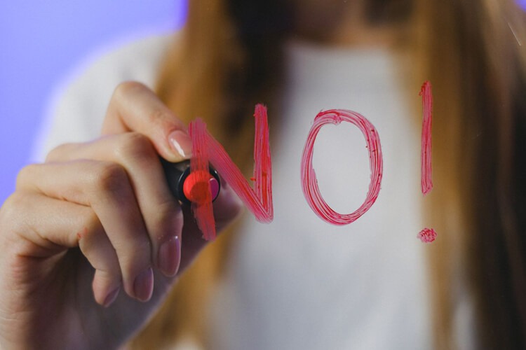 La importancia de decir "no" sin dar demasiadas explicaciones